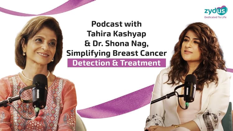 Podcast with Tahira Kashyap and Dr. Shona Nag, simplifying breast cancer detection and treatment